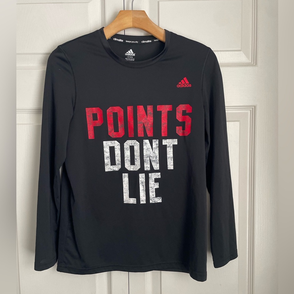Adidas Black Crew Neck Tee